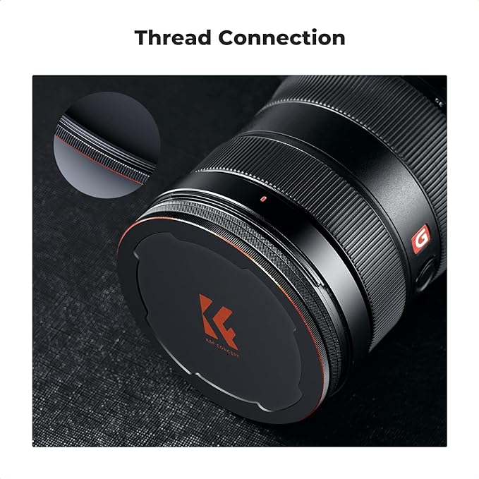 K&F CONCEPT 52mm Thread & Magnetic 2-in-1 Lens Filter Cap Only Compatible - Image 4