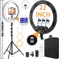 22"Ring Light with Stand, Ring Light Tripod by MACTREM