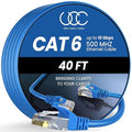 Cat 6 Ethernet Cable 40 ft, 10Gbps High Speed Ethernet Cable, Internet Cable by UltraClarityCables