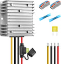 36V 48V to 12V Converter 20A 240W Waterproof DC-DC Step Down Voltage Regulator Reducer with Fuse, Buck Power Supply Transformer for Golf Cart, Forklift, Car