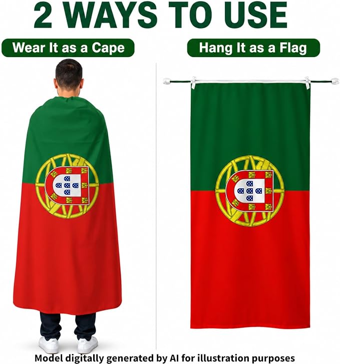 Flag Cape, Wearable Flag Costume, Be Suitable - Image 5