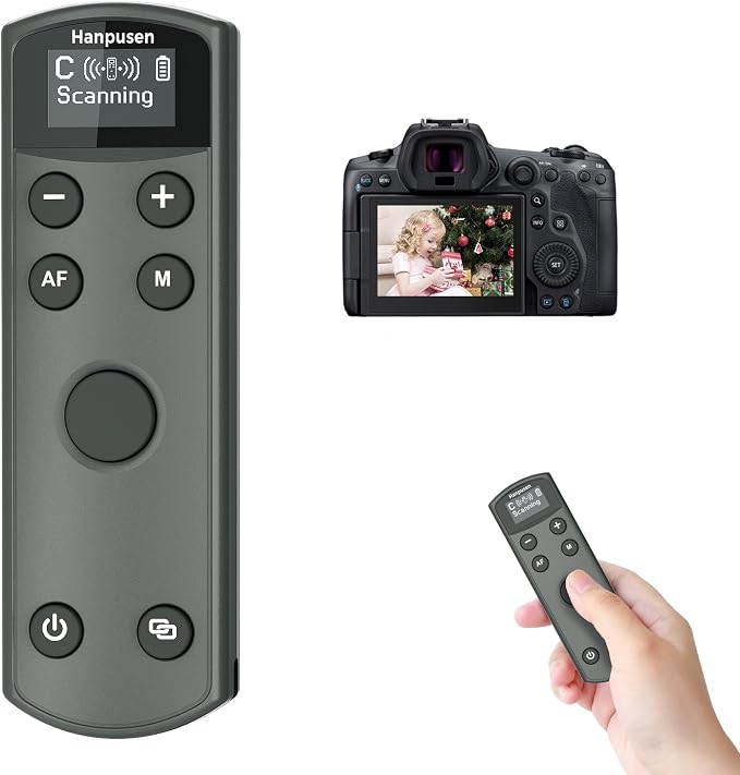for Canon Rechargeable Camera Remote Control, Wireless Shutter Release by HANPUSEN