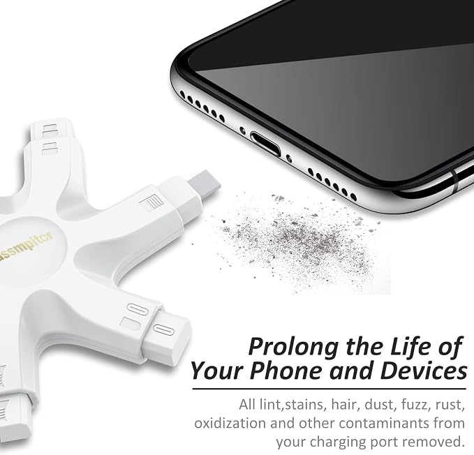 Tassmpitor for iPhone Cleaning Kit Port Cleaner, Repair and Restore Tool for - Image 2