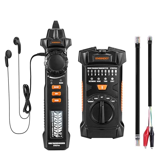 Cable Tester ENGiNDOT Wire Tracker Multifunction Cable Line Finder Wire Tracer by ENGiNDOT
