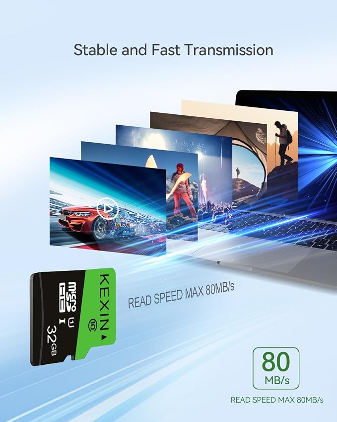 KEXIN 3 Pack 32GB Micro SD Card Memory Card MicroSDHC UHS-I Memory Cards Class - Image 3