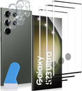 for Samsung Galaxy S23 Ultra Screen Protector, 3 Pack Tempered Glass by JavoYion