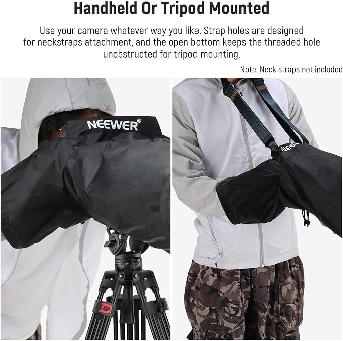 NEEWER Camera Rain Cover, Large Size Durable Nylon Raincoat Compatible - Image 2