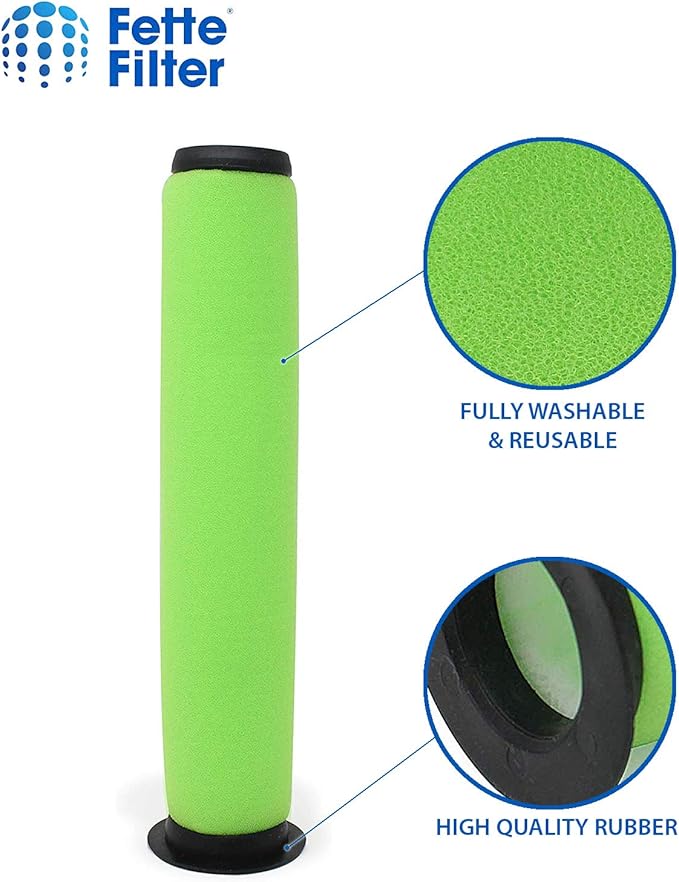 Fette Filter - 1611215 Vacuum Filter Replacement Compatible with Bissell AirRam Stick Vacuum Compare to Part # 1611215 for Models 1984 19844 1984B 1984C 2144 21448 19841 Pack of 4.