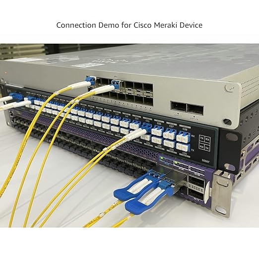 OPSTRAN 10GBASE-LRM SFP+ Optical Transceiver Module Compatible with Cisco Meraki MA-SFP-10GB-LRM 1310nm 220m DDM Duplex LC MMF