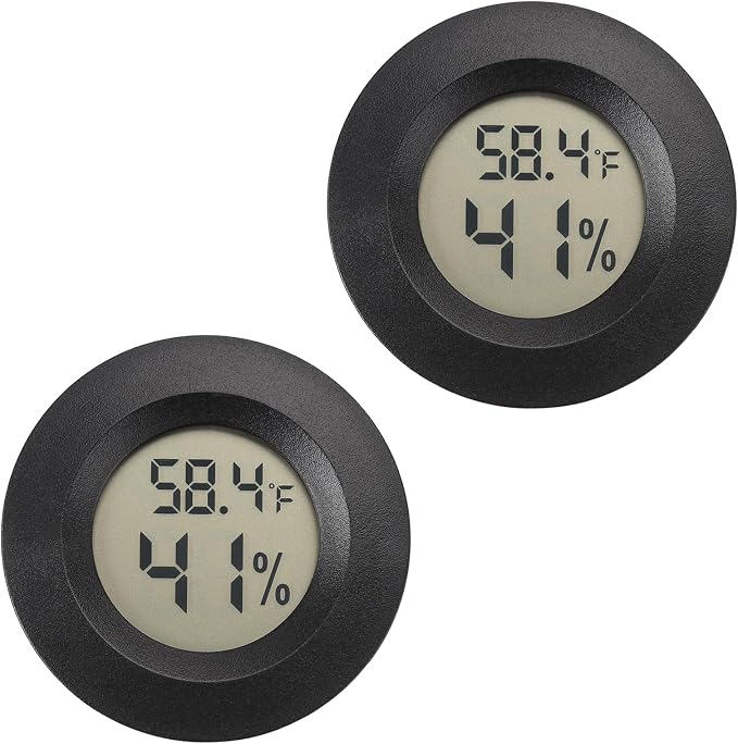 Mini Hygrometer Thermometer Digital Humidity Meter Indoor/Outdoor Humidity by SerundoAuto