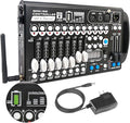 Battery DMX Controller Wireless with MIDI, DMX Board 512 Light Controller for Dj Lights, Dmx512 Lighting Console 192ch with Built-in Battery for Control Stage Light