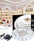 Led Strip Lights for Bedroom Dimmable 20 FT 360 Leds Rope Light Flexible Super Bright White Tape Lights for Ceiling Room Home Decor Luces Leds for DIY Living Room Kitchen Vanity Mirror Study Room