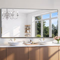 CILIBER Beveled Bathroom Mirror, 30x60 Large Frameless Mirrors for Over Sink, Upgraded Shatterproof Beveled Frameless Vanity Mirror for Bathroom,Bedroom,Living Room and Entryway