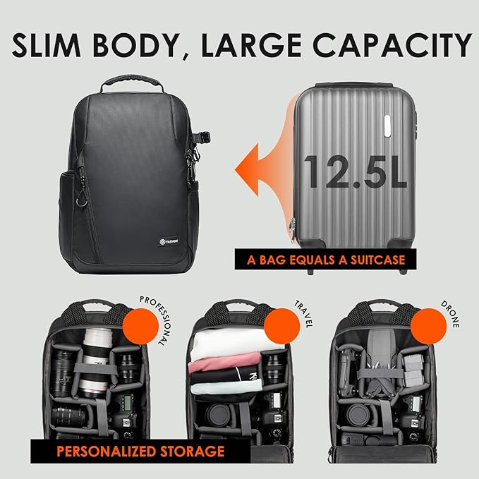 TARION Camera Backpack Slim Photography - Image 3