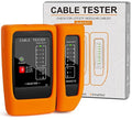 Network Cable Tester with PoE Detection, RJ45/RJ11 Ethernet & Telephone Cable by HIIJA