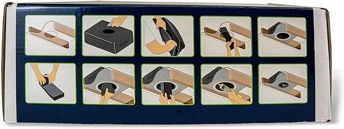 Dynamat DynaBox Ceiling Speaker Enclosure System – Reduces Vibration & Projects Clearer Sound into Your Room – Made in USA – 9 sq ft