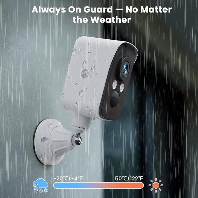 300° Pan Wireless Outdoor Security Camera, No Subscription Free 7-Day Cloud/SD - Image 6