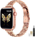 MioHHR Slim Metal Band Compatible by ProfessionalStainlessSteelWatchBandCase