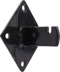 Gridwall Mount Brackets for Grid or Slatgrid Panels Box of 12 Pcs Black Color