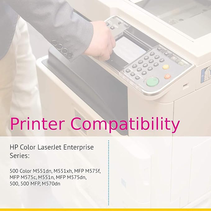 CS Replacement Toner Cartridge Compatible with HP 507X 507A CE400X CE401A CE402A CE403A for Enterprise M551n M551dn M551xh M570dw M570dn M575c M575dn (Black Cyan Magenta Yellow 4-Pack)
