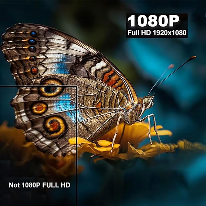 Yunseity 1080P Video Switcher, 5 Inch Screen 4 Channel HD Multimedia Interface Live Stream Switcher with Real Time Multi View and PTZ Control, for Multi Camera Streaming Online (US Plug)