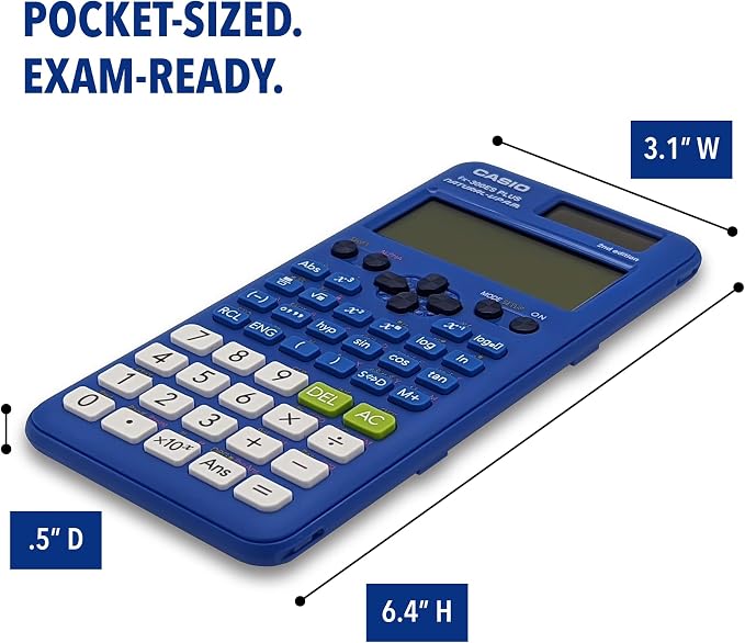 Casio fx-300ES Plus 2nd Edition – Standard Scientific Calculator | 262 Functions - Image 6