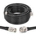 MOOKEERF BNC Male to BNC Female Coaxial Cable 50 ohm RG8X Coax Ultra Low Loss by MOOKEERF