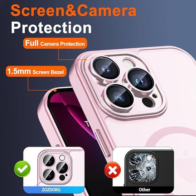 for iPhone 15 Pro Case with Privacy Screen Protector and Camera Protection - Image 6