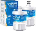 PUREPLUS 5231JA2002A Replacement for LG LT500P, ADQ72910901, GEN11042FR-08, Kenmore 9890, 469890, HDX FML-1, ADQ72910907, LSC27925ST, LFX25974ST, LFX25973D, LFX25973ST Refrigerator Water Filter, 2Pack