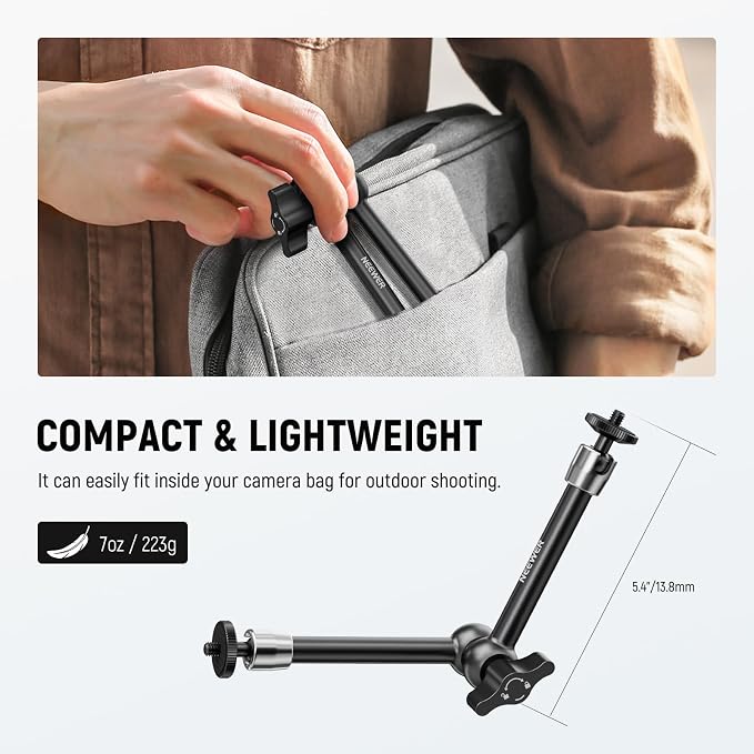 NEEWER 9.8"/25cm Adjustable Friction Magic Arm - Image 5