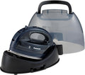 Panasonic Cordless Steam/Dry Iron 1500W - NI-WL700A - Wireless Steamer with Stainless Steel Plate - Quickly Heats Up in Under 5 Minutes - Cordless, Lightweight Iron - Black/Dark Blue