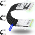 Rapink Patch Cables Cat6/ Cat6a 0.5ft Slim, Cat6a Ethernet Patch Cable 10G by Rapink