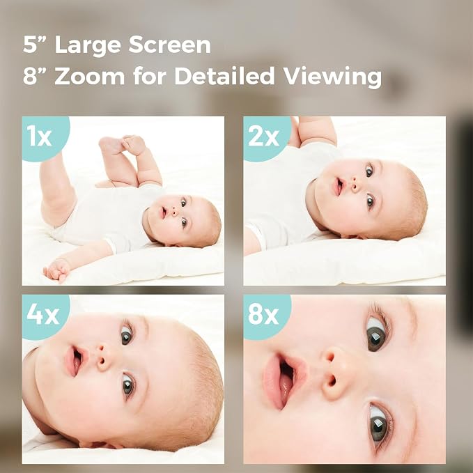 Video Baby Monitor, 2000ft Long Range, Enhanced Signal Stability, No WiFi - Image 3