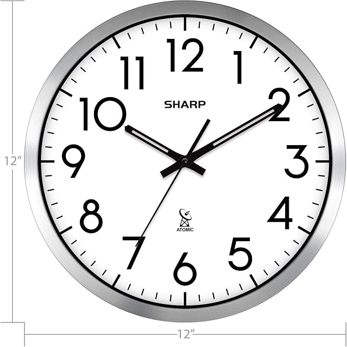 Sharp Atomic Analog Wall Clock - Image 5