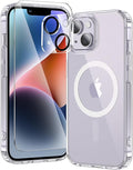 toushion 3 in 1 for iPhone 14 Case Clear by Unknown