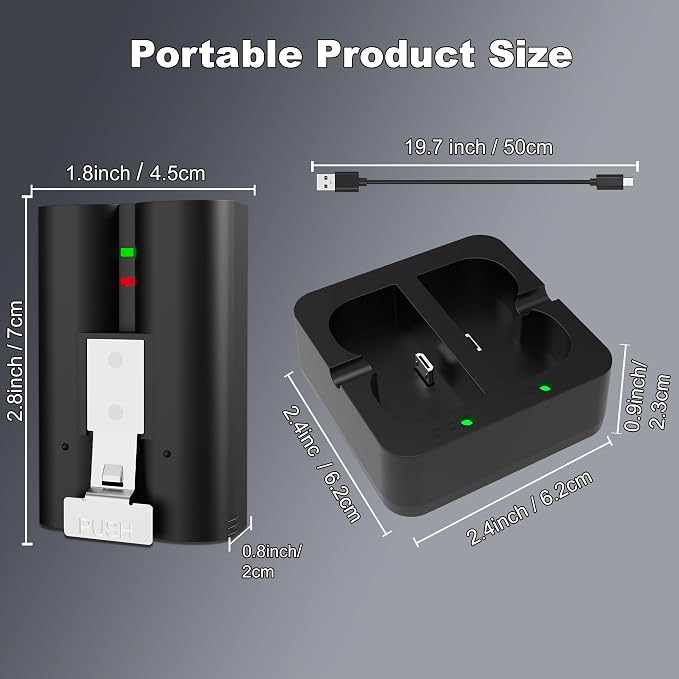 4-Pack Replacement Battery for Ring Doorbell - 7200mAh Rechargeable Camera - Image 8