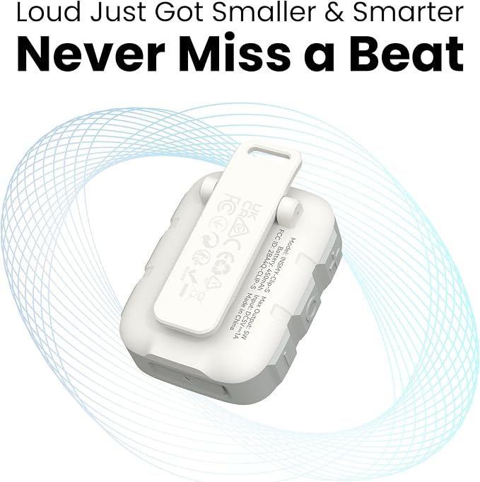 INSMY Wearable Bluetooth Speakers, IP67 Waterproof, Clip-On Portable Small - Image 8