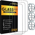 SIBEITU 3 Pack for iPhone 15 Pro Screen Protector by SIBEITU