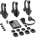 Hollyland Solidcom C1 Wireless Headset Intercom System 4-Person Full Duplex 1100ft Team Communication Group Talk Single-Ear Headset with 1 Master & 3 Remote Headsets