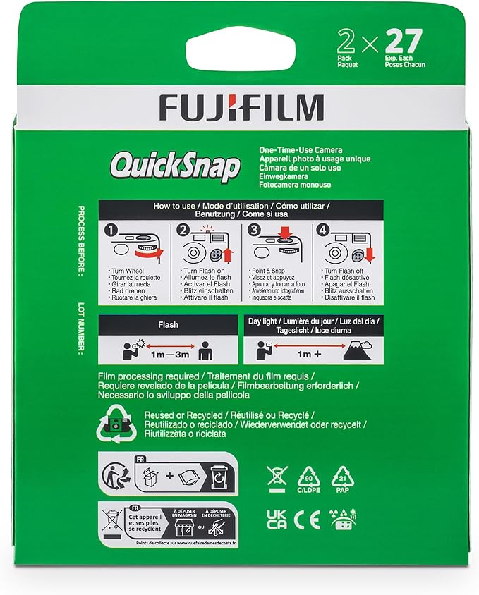 Fujifilm QuickSnap Flash 400 One-Time-Use Camera - Image 4