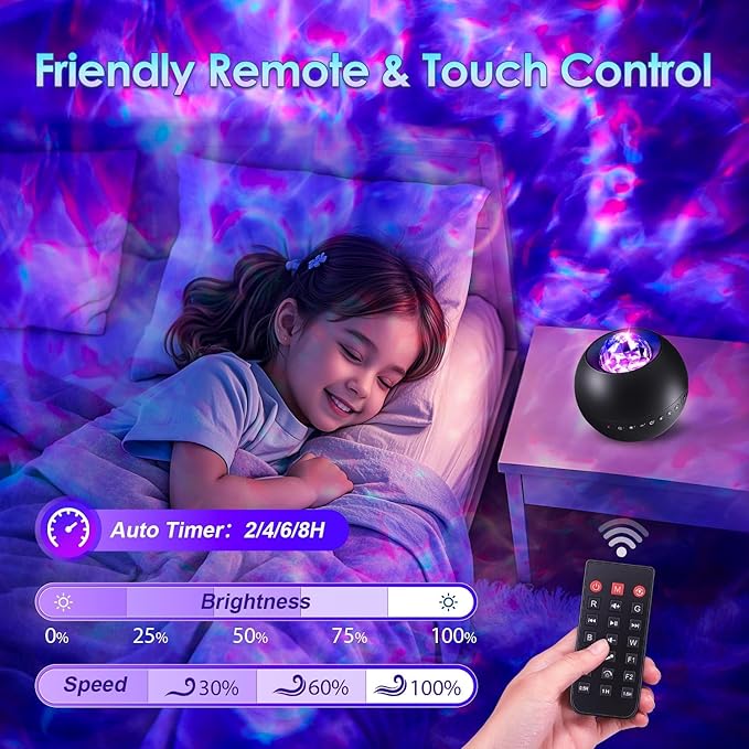Galaxy Projector for Bedroom Gifts for Teen Boy Gifts, 20Colors Galaxy Light Projector, 15White Noise Led Lights HiFi Bluetooth Speaker,Remote&Timer Ceiling Projector Lights Trendy Stuff