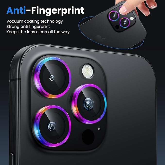 WSKEN for iPhone 16 Pro/iPhone 16 Pro Max Camera Lens Protector - Image 4