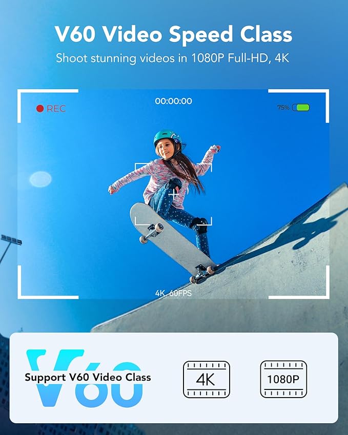 Lexar 256GB Professional Silver PRO SD Card, Full HD, - Image 5