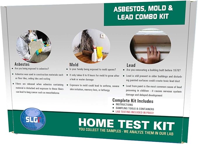 Combo Asbestos, Mold, Lead, 1 Pack 5 Day
