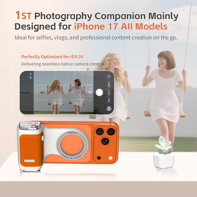 COMITOK MOCA iPhone 17 Pro Camera Grip No Need App - Image 2