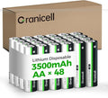 Granicell 48-Pack 3500mAh Lithium AA Batteries | 1.5V by Granicell