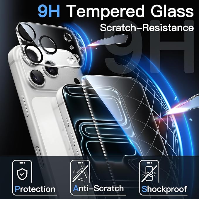 JETech Screen Protector for iPhone 17 Pro Max 6.9-Inch - Image 3