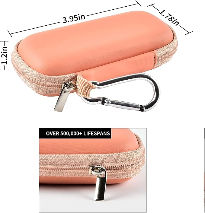 Heart Monitor Case Compatible with AliveCor Kardia Mobile ECG/for KardiaMobile 6L for Apple and Android Device - CASE ONLY (Pink)