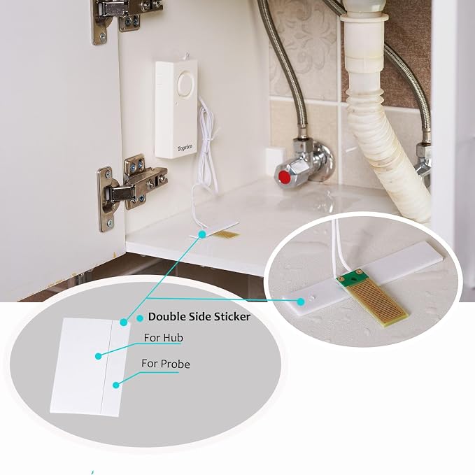 Water Leak Sensor Detector Flood Alarm - Image 3
