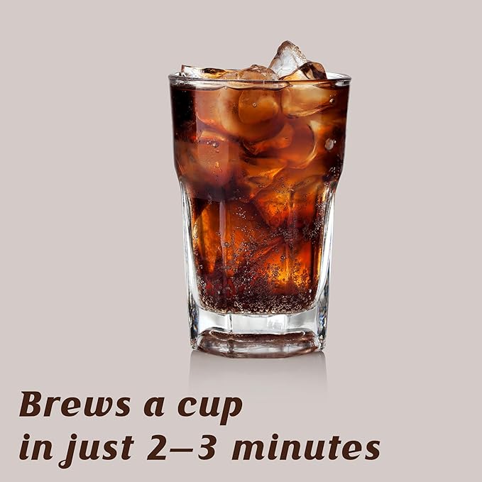 PIQUEBAR Portable Coffee Maker for Ground Coffee & Capsules, Small Espresso Machine Manual French Press Coffee Maker for Travel, Camping